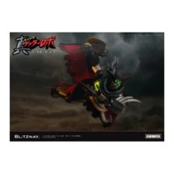 5PRO Studio Blitzway Carbotix Hybrid Carbon Action Figure Series CX-002B Getter Robot Armageddon Black Getter -Negozio Di Modellismo 5pro studio blitzway carbotix hybrid carbon action figure series cx 002b shin getter robot the last day black getter 10