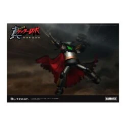 5PRO Studio Blitzway Carbotix Hybrid Carbon Action Figure Series CX-002B Getter Robot Armageddon Black Getter -Negozio Di Modellismo 5pro studio blitzway carbotix hybrid carbon action figure series cx 002b shin getter robot the last day black getter 12