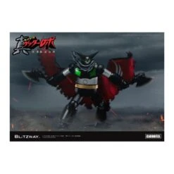 5PRO Studio Blitzway Carbotix Hybrid Carbon Action Figure Series CX-002B Getter Robot Armageddon Black Getter -Negozio Di Modellismo 5pro studio blitzway carbotix hybrid carbon action figure series cx 002b shin getter robot the last day black getter 18