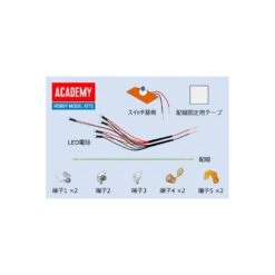 Academy Hobby Model Kits LED Kit For Gatchaman -Negozio Di Modellismo academy hobby model kits led kit for gatchaman 2