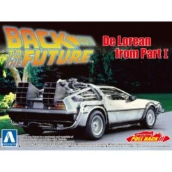 Aoshima Movie Mecha Series 11 Back To The Future DeLorean 1/43 Scale Model Kit -Negozio Di Modellismo aoshima movie mecha series 11 back to the future delorean 143 scale model kit 4