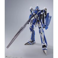 Bandai DX Chogokin Macross Frontier VF-25G Super Messiah Valkyrie Michael Blanc Revival Version -Negozio Di Modellismo bandai dx chogokin macross frontier vf 25g super messiah valkyrie michael blanc revival version 6