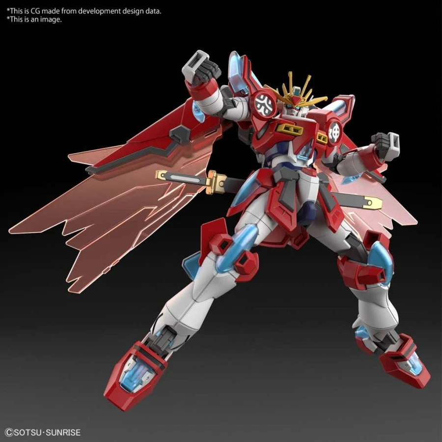 Bandai High Grade HGGBM 1/144 Mobile Suit Gundam Shin Burning 2 Bandai High Grade HGGBM 1/144 Mobile Suit Gundam Shin Burning - Image 2