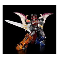 Flame Toys Mighty Morphin Power Rangers Go! Kara Kuri Combine Dino Megazord -Negozio Di Modellismo flame toys kara kuri combine dino megazord 8