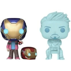 Funko POP! Marvel 2 Pack Avengers Endgame Morgan Stark & Tony Stark Glows In The Dark Special Edition