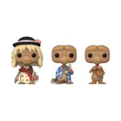 Funko POP! Movies 3 Pack E.T. The Extra-Terrestrial E.T. In Disguise / E.T. In Robe / E.T. With Flowers Special Edition