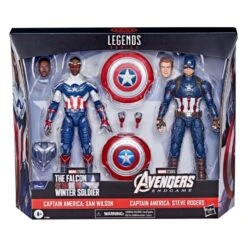 Hasbro Marvel Legends The Falcon And The Winter Soldier & Avengers Endgame Captain America Two Pack -Negozio Di Modellismo hasbro marvel legends the falcon and the winter soldier avengers endgame captain america two pack 10