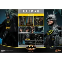 Hot Toys Movie Masterpiece Batman 1989 1/6 Scale Collectible Figure Deluxe Version