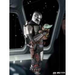 Iron Studio BDS Art 1/10 Scale Star Wars The Mandalorian With Grogu -Negozio Di Modellismo iron studio bds art 110 scale star wars the mandalorian with grogu 12
