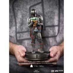 Iron Studio BDS Art 1/10 Scale Star Wars The Mandalorian With Grogu -Negozio Di Modellismo iron studio bds art 110 scale star wars the mandalorian with grogu 14