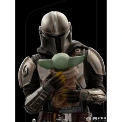 Iron Studio BDS Art 1/10 Scale Star Wars The Mandalorian With Grogu -Negozio Di Modellismo iron studio bds art 110 scale star wars the mandalorian with grogu 5