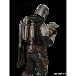 Iron Studio BDS Art 1/10 Scale Star Wars The Mandalorian With Grogu -Negozio Di Modellismo iron studio bds art 110 scale star wars the mandalorian with grogu 8