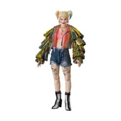 Medicom Toy MAFEX Birds Of Prey Harley Quinn Caution Tape Jacket Ver. -Negozio Di Modellismo medicom toy mafex birds of prey harley quinn caution tape jacket ver 3