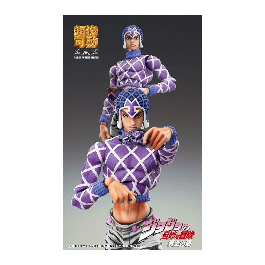 Medicos Super Action Statue JoJo's Bizarre Adventure Golden Wind Guido Mista & Sex Pistols Third 6 Medicos Super Action Statue JoJo's Bizarre Adventure Golden Wind Guido Mista & Sex Pistols Third - Image 6