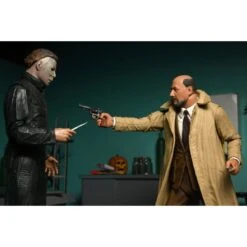 Neca Halloween II Michael Myers & Dr Loomis -Negozio Di Modellismo neca halloween ii michael myers dr loomis 9