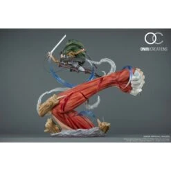 Oniri Creations Attack On Titan Levi VS Female Titan Epic Diorama 1/6 Statue Figure 999pcs Worldwide -Negozio Di Modellismo oniri creations attack on titan levi vs female titan epic diorama 16 statue figure 999pcs worldwide 6