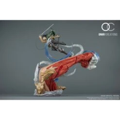 Oniri Creations Attack On Titan Levi VS Female Titan Epic Diorama 1/6 Statue Figure 999pcs Worldwide -Negozio Di Modellismo oniri creations attack on titan levi vs female titan epic diorama 16 statue figure 999pcs worldwide 7