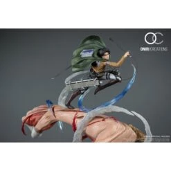 Oniri Creations Attack On Titan Levi VS Female Titan Epic Diorama 1/6 Statue Figure 999pcs Worldwide -Negozio Di Modellismo oniri creations attack on titan levi vs female titan epic diorama 16 statue figure 999pcs worldwide 8