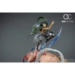 Oniri Creations Attack On Titan Levi VS Female Titan Epic Diorama 1/6 Statue Figure 999pcs Worldwide -Negozio Di Modellismo oniri creations attack on titan levi vs female titan epic diorama 16 statue figure 999pcs worldwide 9