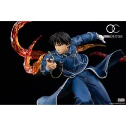 Oniri Creations Full Metal Alchemist Brotherood Roy Mustang "The Fire Alchemist" 1/6 Statue Figure 750pcs Worldwide -Negozio Di Modellismo oniri creations full metal alchemist brotherood roy mustang the fire alchemist 16 statue figure 750pcs worldwide 12