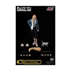 Threezero FigZero Chainsaw Man Power -Negozio Di Modellismo threezero figzero chainsaw man power 11