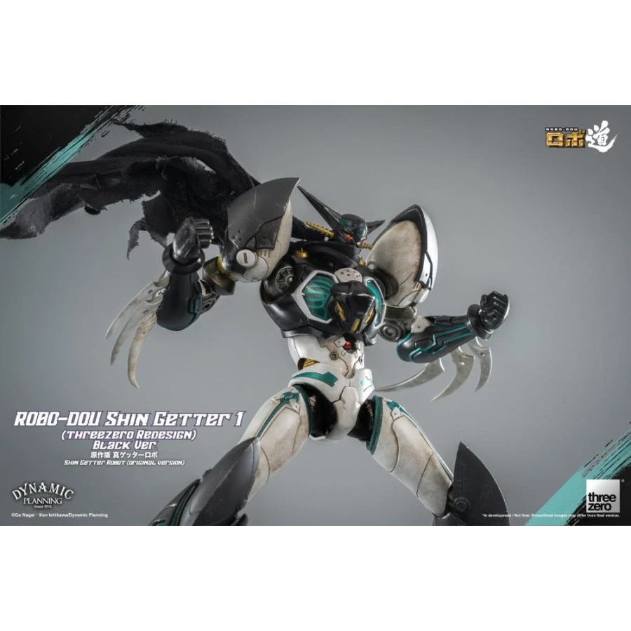 Threezero ROBO-DOU Getter Robot The Last Day Shin Getter 1 Threezero Redesign Black Version 2 Threezero ROBO-DOU Getter Robot The Last Day Shin Getter 1 Threezero Redesign Black Version - Image 2