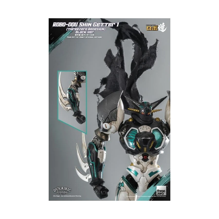 Threezero ROBO-DOU Getter Robot The Last Day Shin Getter 1 Threezero Redesign Black Version 15 Threezero ROBO-DOU Getter Robot The Last Day Shin Getter 1 Threezero Redesign Black Version - Image 15