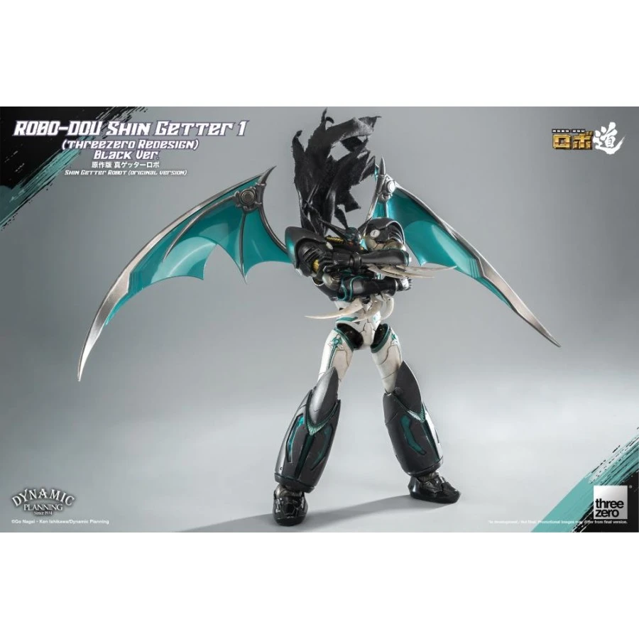 Threezero ROBO-DOU Getter Robot The Last Day Shin Getter 1 Threezero Redesign Black Version 1 Threezero ROBO-DOU Getter Robot The Last Day Shin Getter 1 Threezero Redesign Black Version